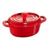 Staub Mini Cocotte 10 Cm, Oval, Kirsch-Rot, Keramik -Küchenutensilien Verkäufe 40511 086 0 1