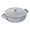 Staub Bräter Mit Chistera Drop-Structure 24 Cm, Gusseisen -Küchenutensilien Verkäufe 40511 471 0 1