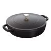 Staub Bräter Mit Chistera Drop-Structure 24 Cm, Gusseisen 2 Staub Bräter Mit Chistera Drop-Structure 24 Cm, Gusseisen -Küchenutensilien Verkäufe 40511 473 0 1
