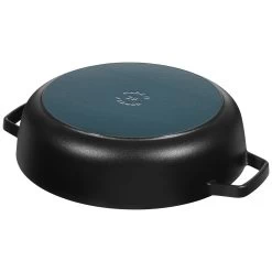 Staub Bräter Mit Chistera Drop-Structure 24 Cm, Gusseisen -Küchenutensilien Verkäufe 40511 473 0 3