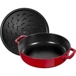 Staub Bräter Mit Chistera Drop-Structure 28 Cm, Gusseisen 11 Staub Bräter Mit Chistera Drop-Structure 28 Cm, Gusseisen -Küchenutensilien Verkäufe 40511 474 0 2 1