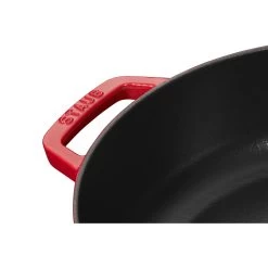 Staub Bräter Mit Chistera Drop-Structure 24 Cm, Gusseisen -Küchenutensilien Verkäufe 40511 474 0 4