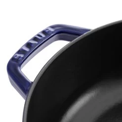 Staub Bräter Mit Chistera Drop-Structure 28 Cm, Gusseisen -Küchenutensilien Verkäufe 40511 476 0 6