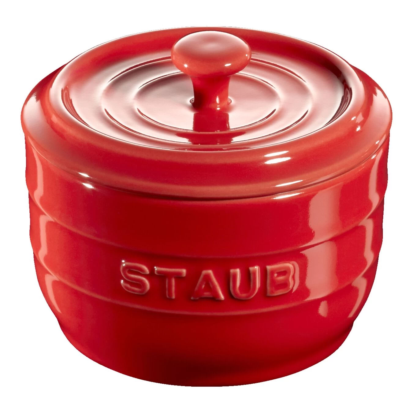 Staub Salzfass Kirsch-Rot, Keramik 3 Staub Salzfass Kirsch-Rot, Keramik