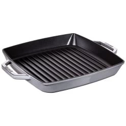 Staub Grillpfanne 28 X 28 Cm, Gusseisen, Graphit-Grau