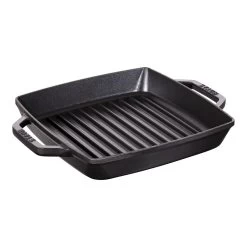 Staub Grillpfanne 23 X 23 Cm, Gusseisen, Schwarz