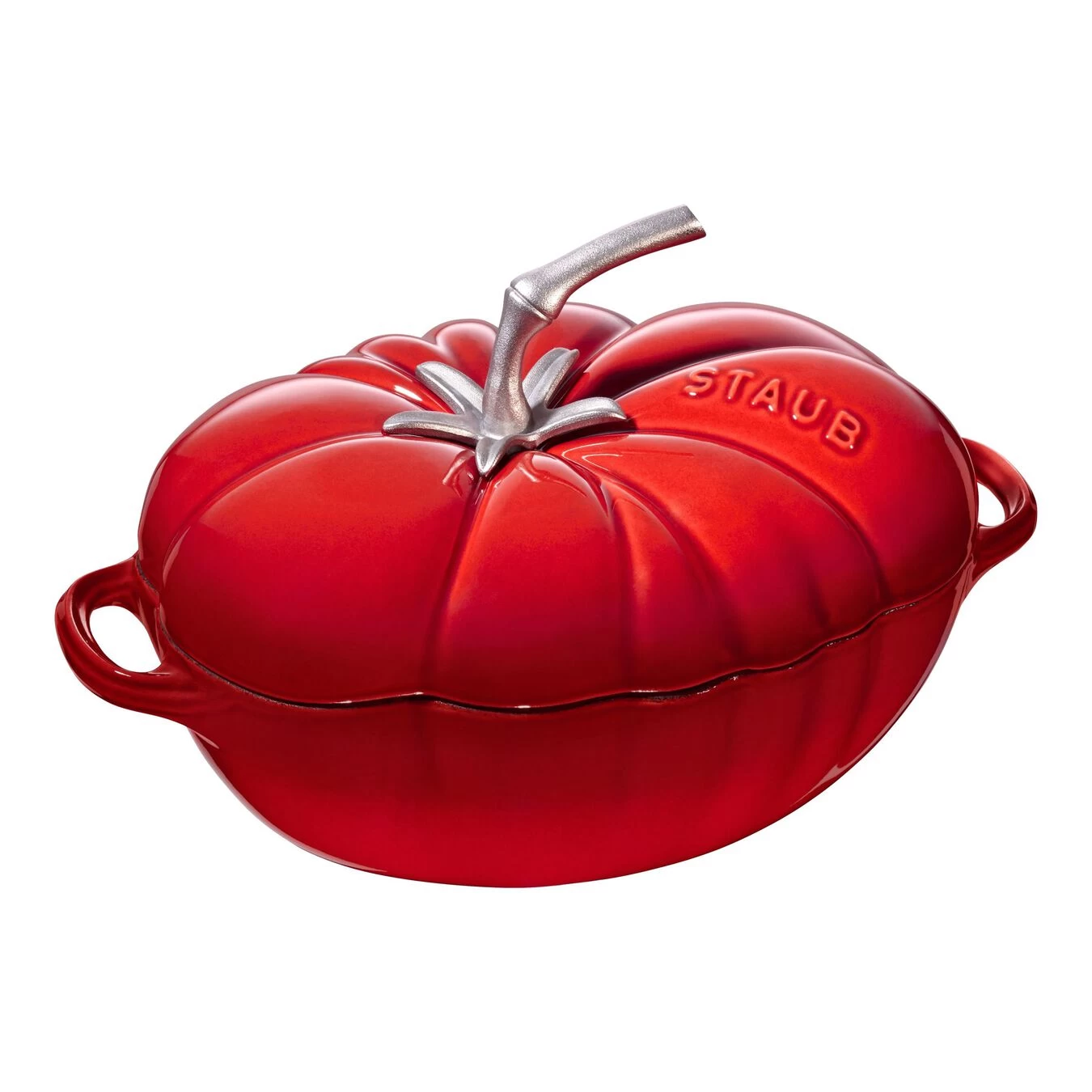 Staub Cocotte 25 Cm, Tomate, Kirsch-Rot, Gusseisen 3 Staub Cocotte 25 Cm, Tomate, Kirsch-Rot, Gusseisen