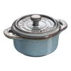 Staub Mini Cocotte 10 Cm, Rund, Antik-Türkis, Keramik -Küchenutensilien Verkäufe 40512 000 0 1
