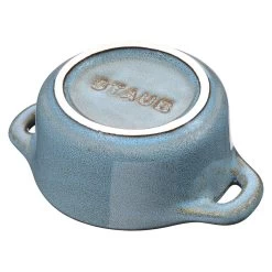 Staub Mini Cocotte 10 Cm, Rund, Antik-Türkis, Keramik -Küchenutensilien Verkäufe 40512 000 0 5