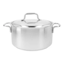 Demeyere Bratentopf Mit Deckel 22 Cm, 18/10 Edelstahl