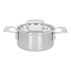 Demeyere Bratentopf Mit Deckel 16 Cm, 18/10 Edelstahl