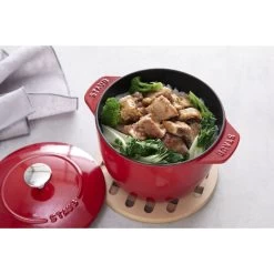 Staub Reis-Cocotte 16 Cm, Rund, Kirsch-Rot, Gusseisen -Küchenutensilien Verkäufe 424409817