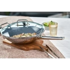 Zwilling Wok 32 Cm, 18/10 Edelstahl 10 Zwilling Wok 32 Cm, 18/10 Edelstahl -Küchenutensilien Verkäufe 424415574