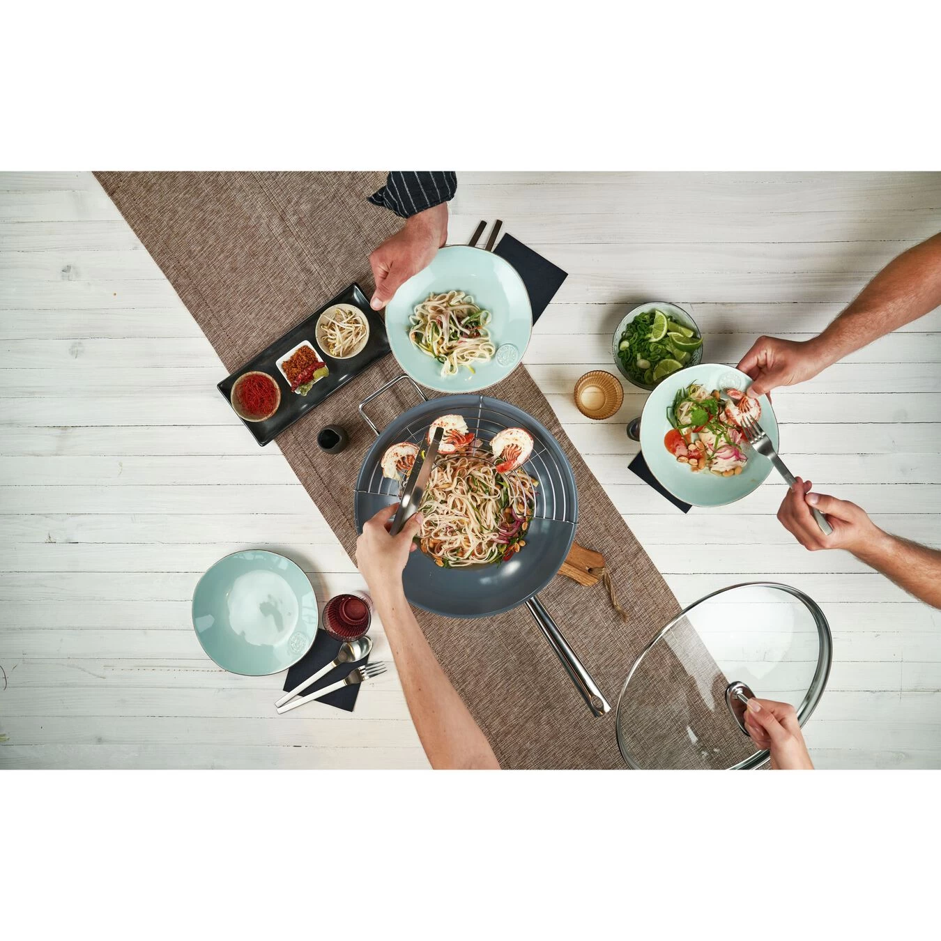 Zwilling Wok 32 Cm, 18/10 Edelstahl 4 Zwilling Wok 32 Cm, 18/10 Edelstahl – Bild 2