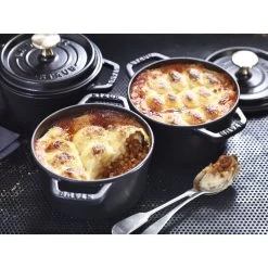 Staub Cocotte 14 Cm, Rund, Schwarz, Gusseisen -Küchenutensilien Verkäufe 424420687