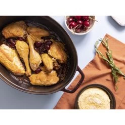 Staub Cocotte 33 Cm, Oval, Grenadine-Rot, Gusseisen -Küchenutensilien Verkäufe 424420853