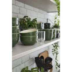 Staub Schüssel 12 Cm, Keramik, Basilikum-Grün -Küchenutensilien Verkäufe 750032037