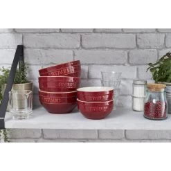 Staub Schüssel 14 Cm, Keramik, Antik-Kupfer 11 Staub Schüssel 14 Cm, Keramik, Antik-Kupfer -Küchenutensilien Verkäufe 750032250