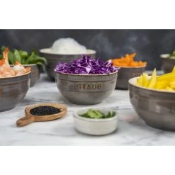 Staub Schüssel 12 Cm, Keramik, Antik-Grau -Küchenutensilien Verkäufe 750033677