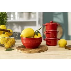 Staub Schüssel 12 Cm, Keramik, Kirsch-Rot -Küchenutensilien Verkäufe 750038440