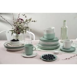 Staub Teller Flach 20 Cm, Keramik, Salbeigrün -Küchenutensilien Verkäufe 750044108