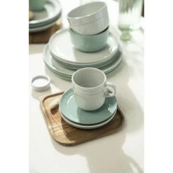 Staub Teller Flach 15 Cm, Keramik, Salbeigrün -Küchenutensilien Verkäufe 750044303